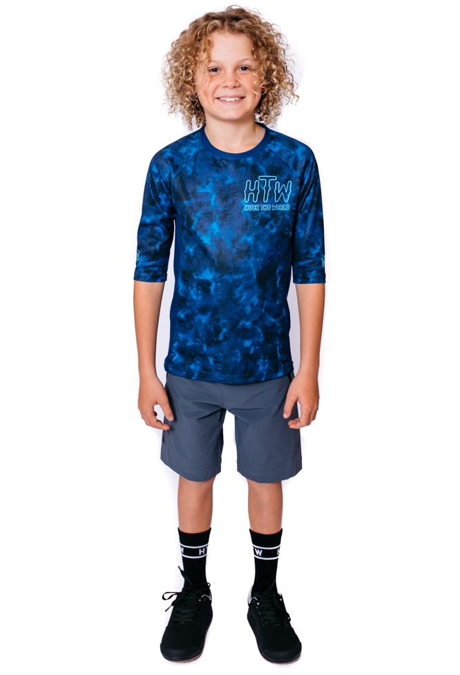 HTW - Shred MTB Short YOUTH Slate Blue