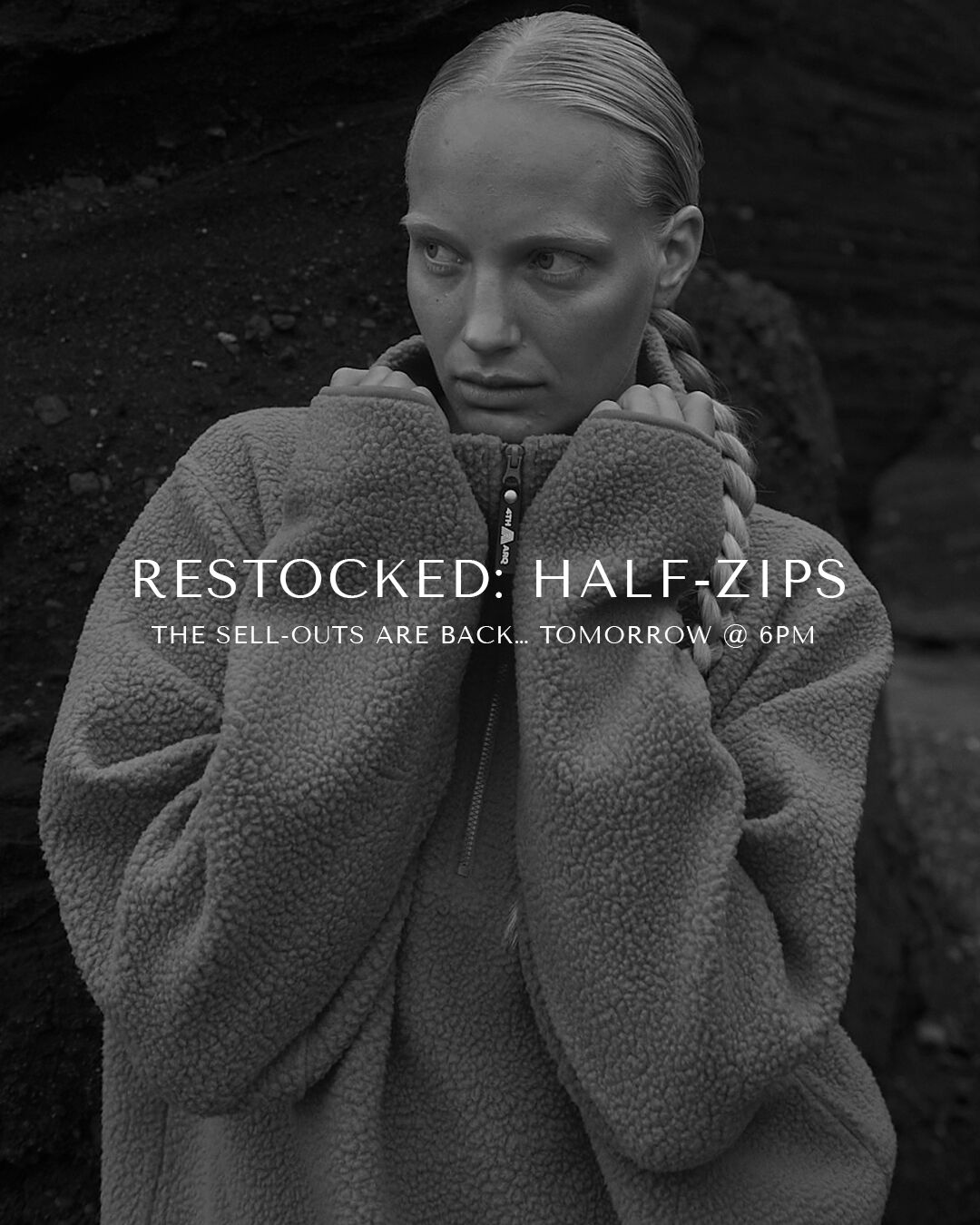 Half-zip restock